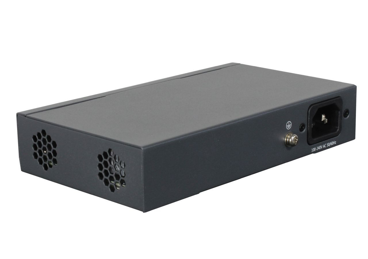 ALLNET ALL-SG8206PDM Managed Gigabit Switch 6 Port 95W PoE Schwarz