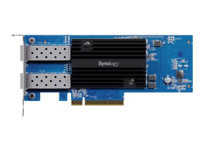 Synology E25G30-F2 Netzwerkadapter PCIe 3.0 x8 25 Gigabit SFP28 x 2 Blau