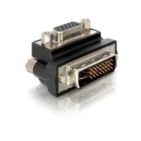 Adapter VGA-Buchse an DVI-Stecker, nach oben gewinkelt, Good Connections® (VGA-DVIW)