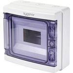 Sygonix SY-5491852 Kleinverteiler Aufputz Anzahl Teilungen = 8 Anzahl Reihen = 1 Inhalt 1 St. (SY-5491852)