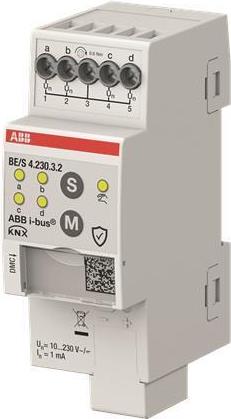 ABB BE/S4.230.3.2 Binäreingang 4f 10-230 V manuelle Bedienung (2CDG110279R0011)