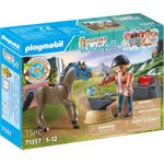 Playmobil Horses of Waterfall Hufschmied Ben & Achilles. Typ: Bauernhof, Empfohlenes Alter in Jahren (mind.): 5 Jahr(e), Empfohlenes Alter in Jahren (max.): 12 Jahr(e), Produktfarbe: Mehrfarbig (71357)
