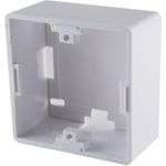 S/CONN maximum connectivity Netzwerk Adapter-Keystone Aufputzgehäuse, weiß (08-50406)