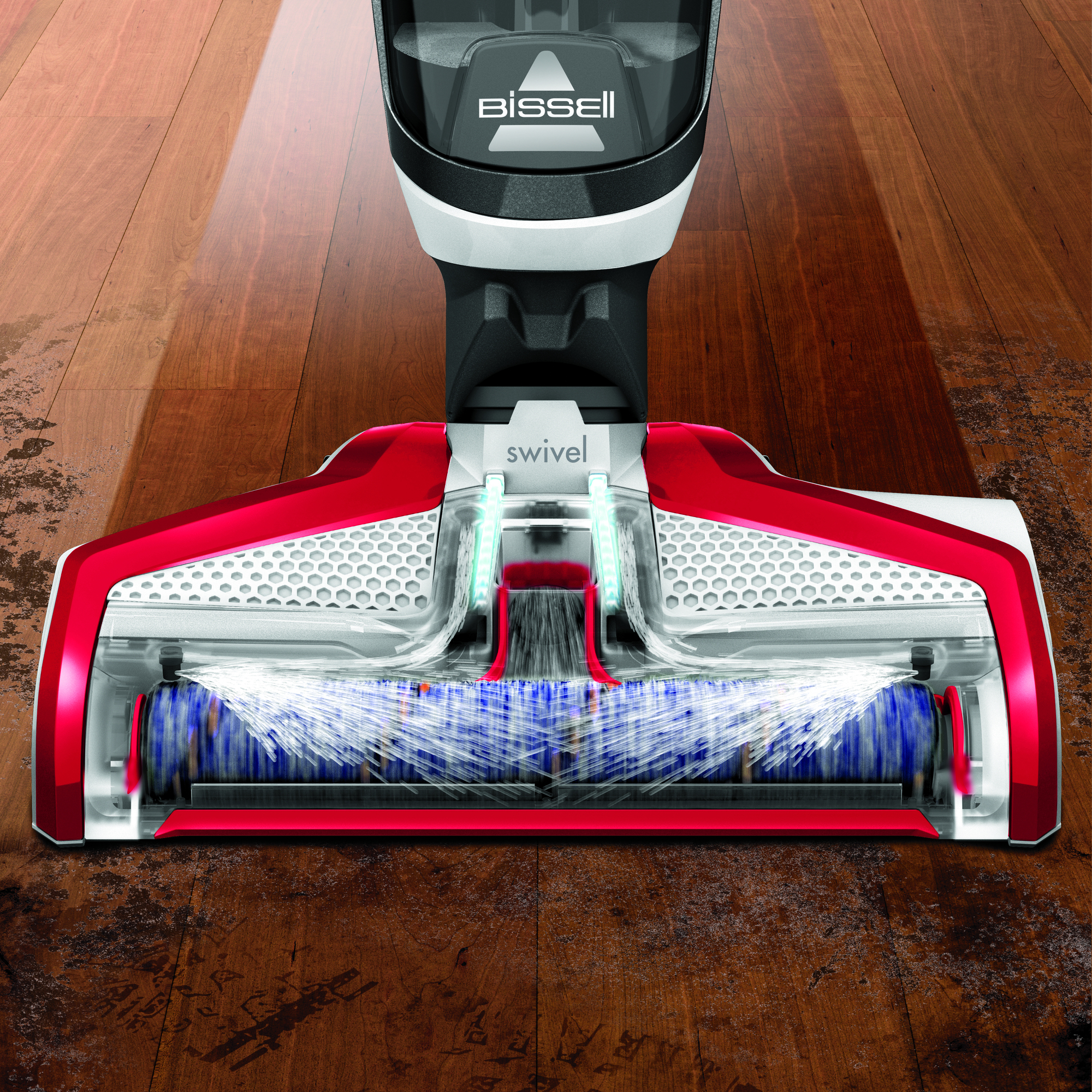 Bissell CrossWave Essential Standstaubsauger 560 W Rot/Weiß