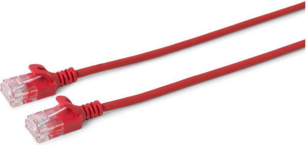 Microconnect V-UTP601R-SLIM Netzwerkkabel 1 m Cat6 U/UTP (UTP) Rot (V-UTP601R-SLIM)