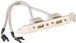 ACT SB2400 8x Single Sockets 2x USB A Socket Kabelschnittstellen-/adapter (SB2400)