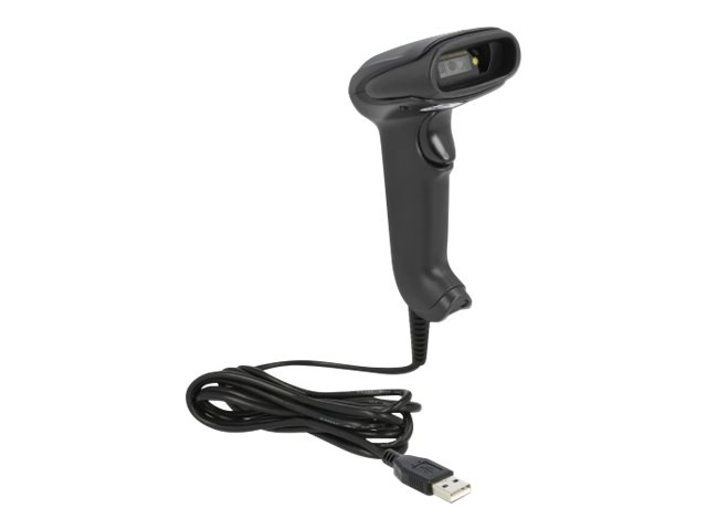 Delock Barcode-Scanner 90557 USB 1D/2D German Version 640 x 480 Pixel Schwarz