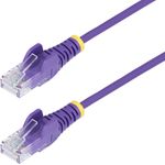 StarTech.com 10m Purple Slim CAT6 Ethernet Cable, Snagless, 28AWG, LSZH (N6PAT10MPLS)