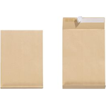 herlitz Faltenversandtasche C4, haftklebend, braun ohne Fenster, Natron-Recycling-Kraftpapier, 130 g-qm (10900355)