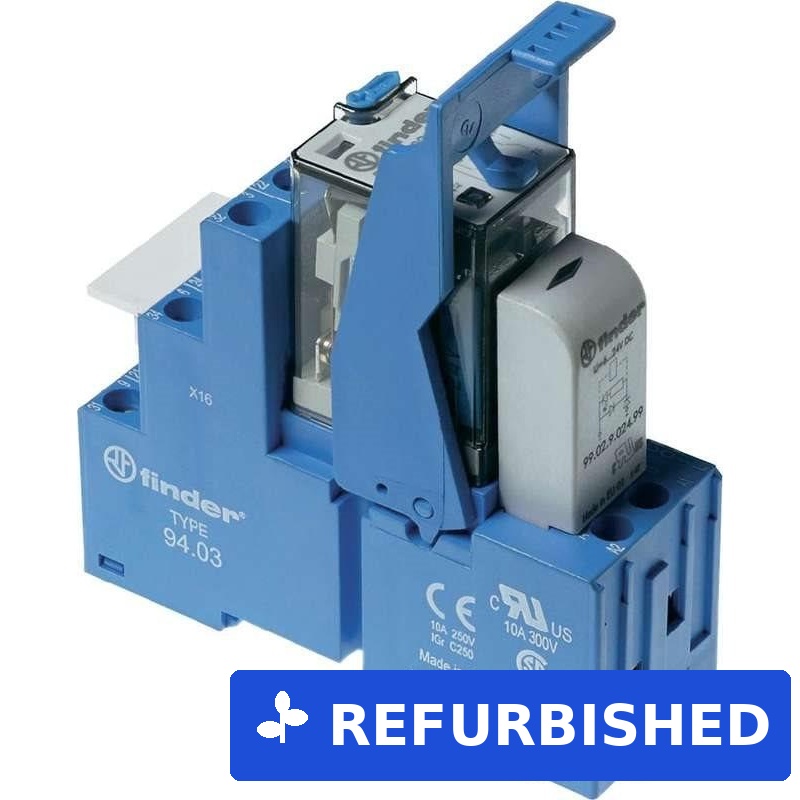 Finder Koppelrelais für DIN-Schiene 58.33.9.012.0050 3 Wechsler (58.33.9.012.0050) (geöffnet)