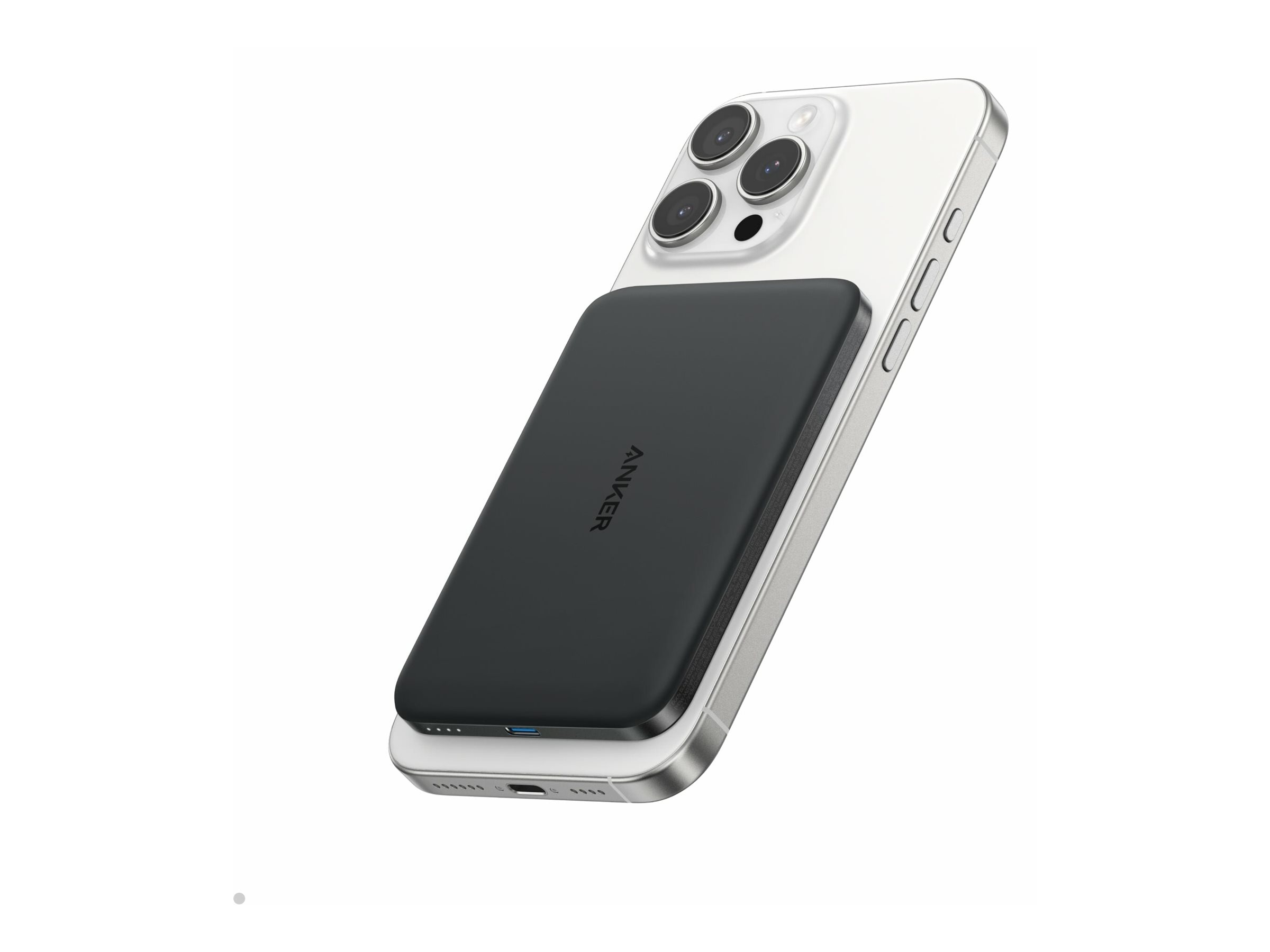 Anker MagGo 5000 mAh 20 W Induktive Power Bank Schwarz