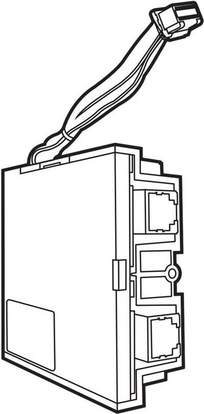 HP MFP Analog Single Fax 800 Accessory (7ZA08A)