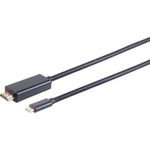 S/CONN maximum connectivity Displayportkabel-USB Typ C Stecker auf Displayport Stecker, 8K60Hz, 1,8m (10-62185)