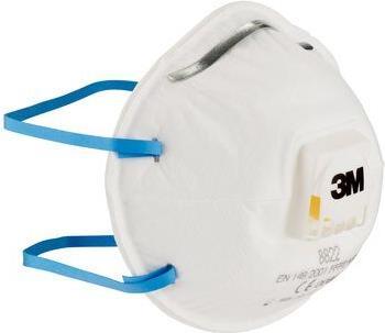 3M Atemschutzmaske 8822 FFP2NRD m.Ventil b.10xAGW-Wert EN149:2001+A1:2009 (8822)