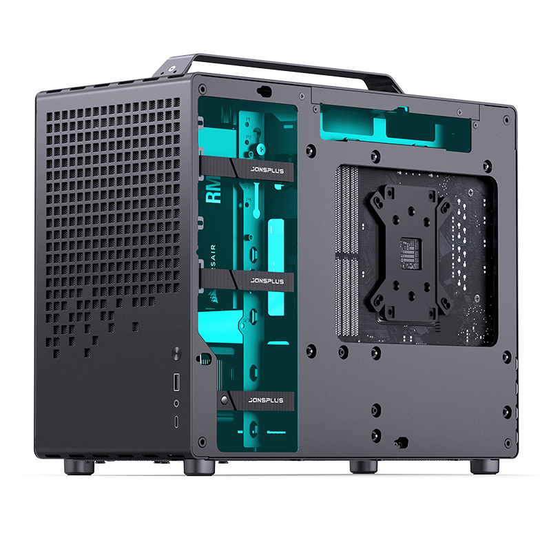 Jonsbo Z20 Micro-ATX Systemgehäuse Black