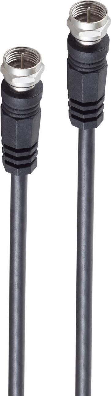 shiverpeaks ®-BASIC-S--Sat-Anschlußkabel, F-Stecker - F-Stecker, 100% geschirmt, Central Pin, > 100 dB, schwarz, 1,5m (BS80092-128S)