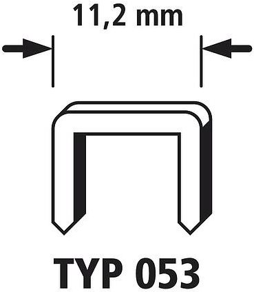 Wolfcraft 5000 Breitrückenklammern 5000 St. 7032100 Klammern-Typ 053 (7032100)