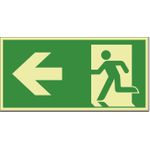 HEIN Industrieschilder HEIN 47301 PERMALIGHTpowerRettungszeichen Rettungsweg links (47301)