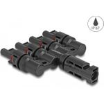 DeLOCK 60026 Kabeladapter 1 x DL4 4 x DL4 Schwarz (60026)