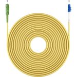Goobay 59648 Glasfaserkabel 1 m SC/APC LC/UPC FTTH OS2 Gelb (59648)