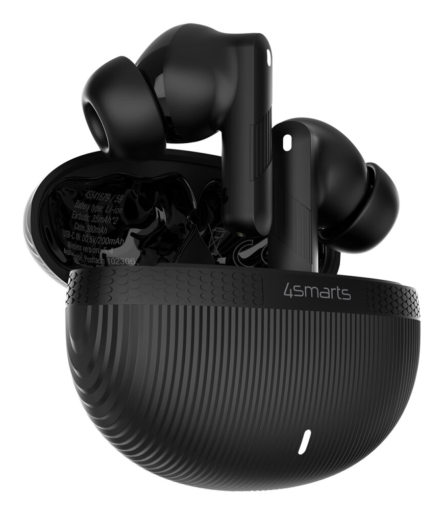 4smarts SkyBuds Pro ANC In-Ear Bluetooth Headset mit ANC Schwarz