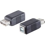 shiverpeaks BASIC-S USB Adapter USB-A Kupplung - USB-B-Kupplung, im Polybeutel mit Euro- (BS77044)