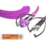 Lightwin LDP-50 SC-ST 3.0 OM4 Glasfaserkabel 3 m Violett (LDP-50 SC-ST 3.0 OM4)