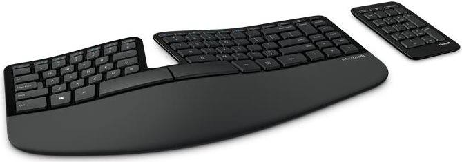 Microsoft Sculpt Ergonomic Keyboard For Business Tastatur und Tastenfeld-Set 2,4 GHz Deutsch (5KV-00004)