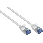 RNS Patchkabel SlimLine, Cat.6A, U/FTP, PiMF, halogenfrei (LSZH), 500MHz, CU, weiß, 5m, Good Connec (8060-HS050W)