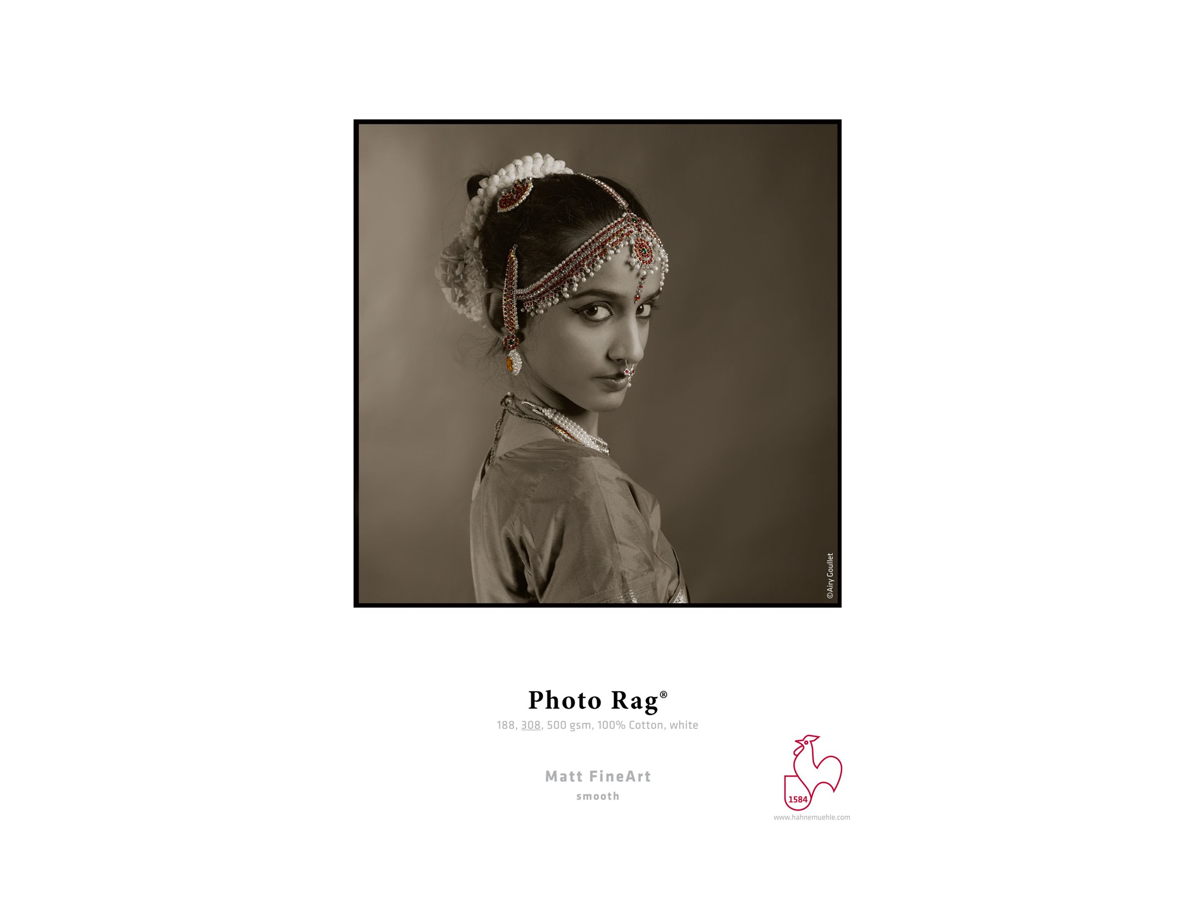 Hahnemühle Photo Rag Fine Art-Fotopapier A3 matt 308 g/m² 25 Blatt Weiß