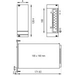 SCHROFF FRONT PANEL 3U 8HP - 3 HE (31006677)