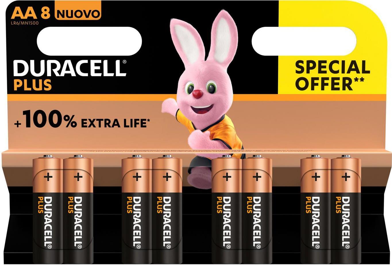 Duracell Plus 100 Einwegbatterie AA Alkali (5000394141445)