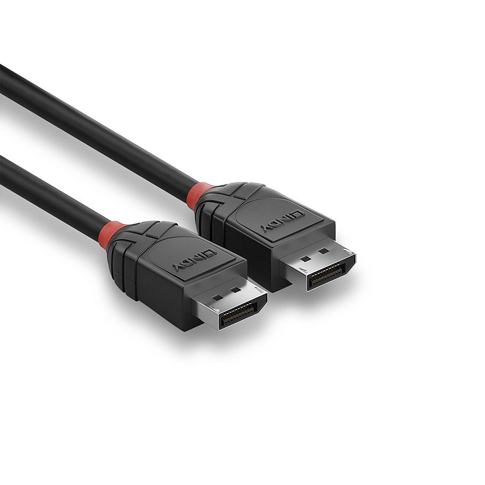 Lindy Black Line DisplayPort 1.2 Kabel 1,5 m Schwarz