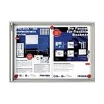 FRANKEN Schaukasten X-tra!Line, 6 x DIN A4, Innenbereich magnethaftende und trocken abwischbare Schreiboberfläche (FSA6)