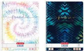 Herlitz New Batik Fearless Notizbuch A4 80 Blätter Blau - Navy (50044160)