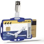 DURABLE Ausweishalter mit Clip für 2 Karten 1 Pg. à 25 Stück 821806