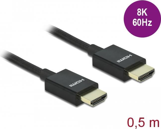 DeLOCK 85383 HDMI-Kabel 0,5 m HDMI Typ A (Standard) Schwarz (85383)