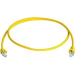 Telegärtner Patchkabel, S/FTP, PiMF, Cat 6A (ISO/IEC), gelb, 1,5 m Für 10 Gigabit/s, halogenfrei, mit Telegärtner Kabel und Telegärtner-Steckern (L00001A0092)