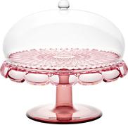 Guzzini VANITY Kuchenplatte mit Fuß und Haube Flamingo pink (131901SAR35)