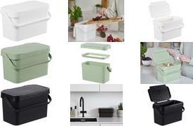 smartstore BIO-Abfallbehälter "Collect Biowaste", 5 L, grün Bioabfallbehälter, Eimer mit Griff und Haltering - 1 Stück (320140)