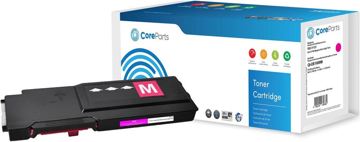 CoreParts Toner Magenta 593-11121 (QI-DE1009M)