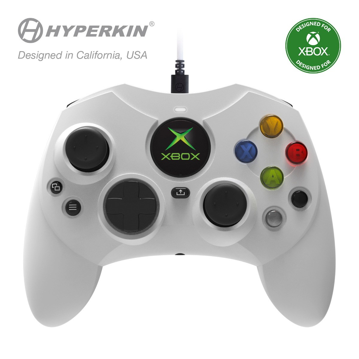 Hyperkin DuchesS kabelgebunden Xbox-Controller USB Typ-C Weiß