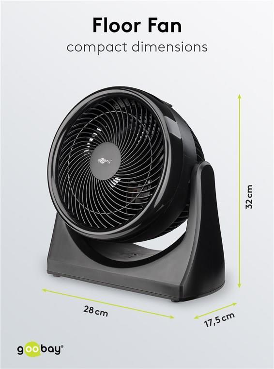 Goobay 22,90cm (9")  Bodenventilator (59516)