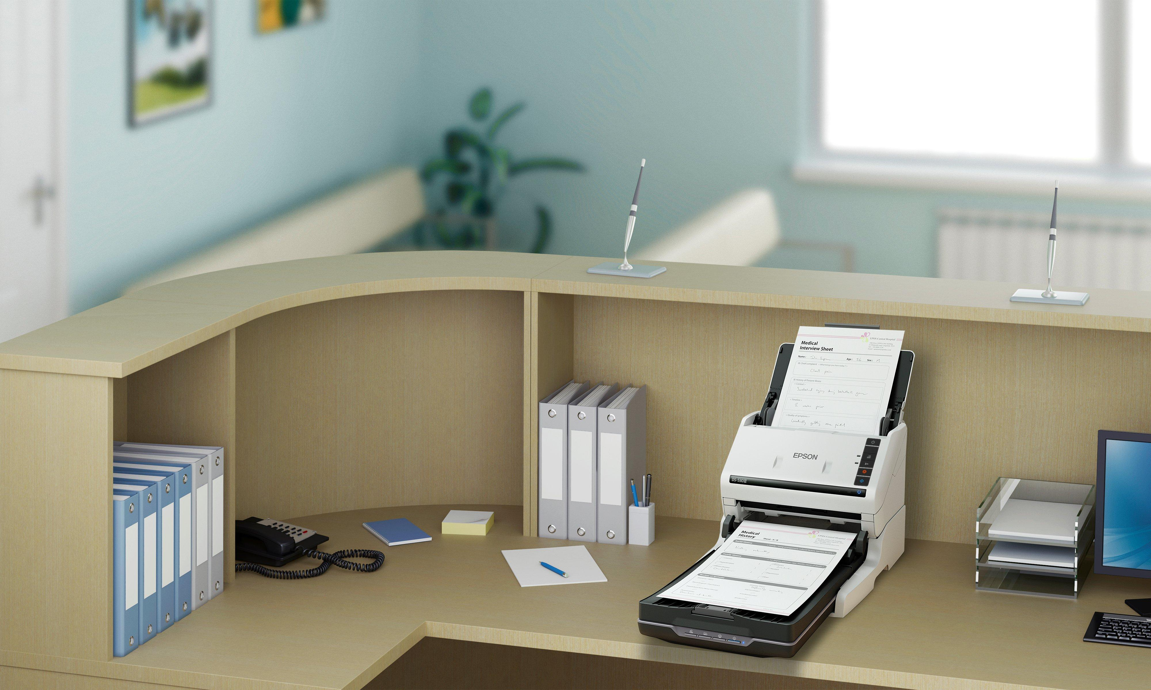 Epson WorkForce DS-530III Dokumentenscanner Duplex A4 600 dpi Weiß