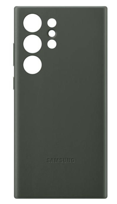 Samsung Leather Cover für Galaxy S23 Ultra green (EF-VS918LGEGWW)