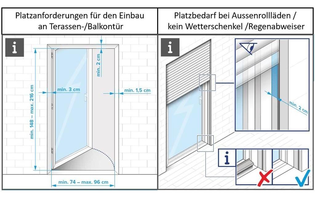 tesa Falt Fliegengitter Anthrazit