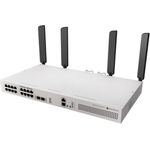 MikroTik Cloud Router Switch CRS418-8P-8G-2S+5axQ2axQ-RM, 17x Gigabit PoE (8x PoE af/at), 4x4 MIMO WiFi6 AX, 2x 10G SFP+, Rackmount (CRS418-8P-8G-2S+5axQ2axQ-RM)