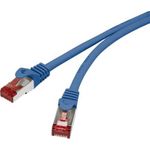 RF-4942810 RJ45 Netzwerkkabel Patchkabel CAT 6 S/FTP 0.50 m Blue mit (RF-4942810)