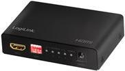 LogiLink HD0038 HDMI Splitter 1x4-Port, 4K/60 Hz, HDCP, EDID, HDR, CEC, downscaler (HD0038)
