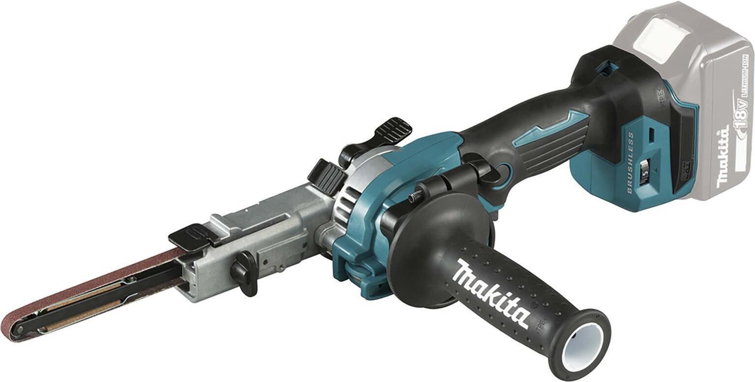 Makita DBS180 Akku-Bandfeile 18 V 9 x 533 mm Schwarz, Blau